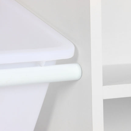 Children's Toy Shelf with 8 Boxes and 3 Shelves