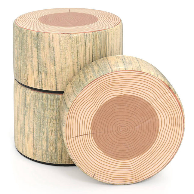 Kinder Baumstamm-Hocker-Set, 3-teilig, Grün