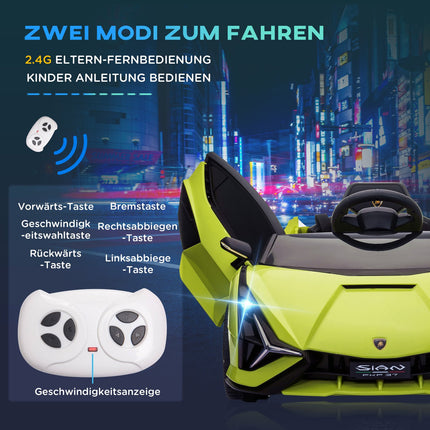 Elektrisches Babyauto, 2 Positionen, Musik, Alter 37-60 Monate