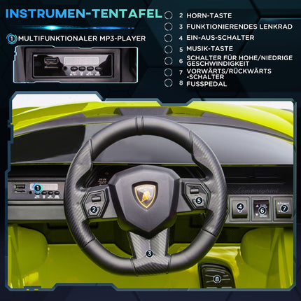 Elektrisches Babyauto, 2 Positionen, Musik, Alter 37-60 Monate