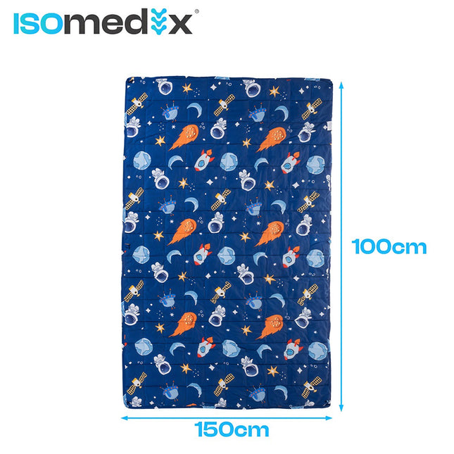 Kinder-Gewichtsdecke 4kg, 100x150cm, Glasperlen