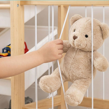 Children's Wooden Shelf with 12 Removable Boxes