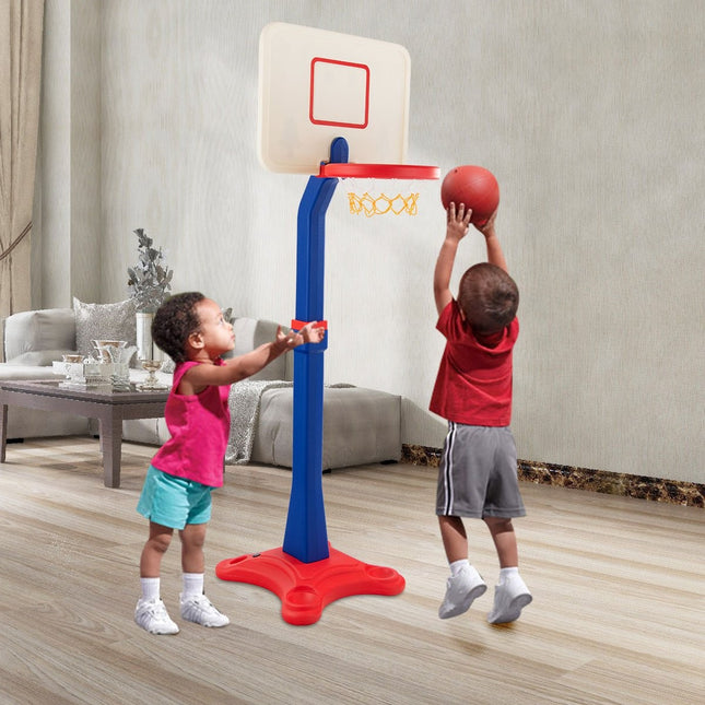 Kinderbasketbalstandaard in hoogte verstelbaar basketbalring basketbalsysteem