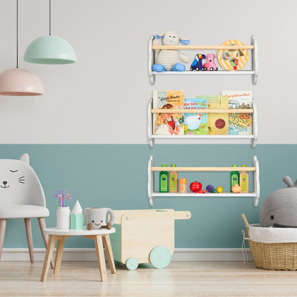 Children's bookshelf clouds 3-pack