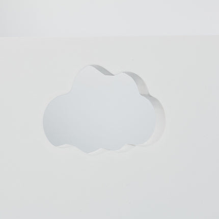 Children's bookshelf in white