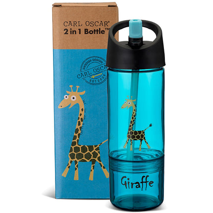 Kinderflasche 2 in 1 0,3 + 0,15L Türkis