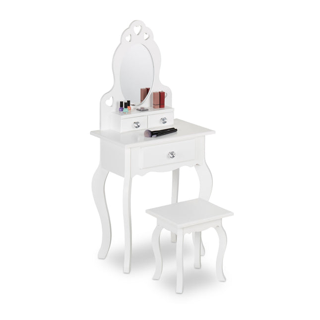 Kinderschminktisch mit Hocker