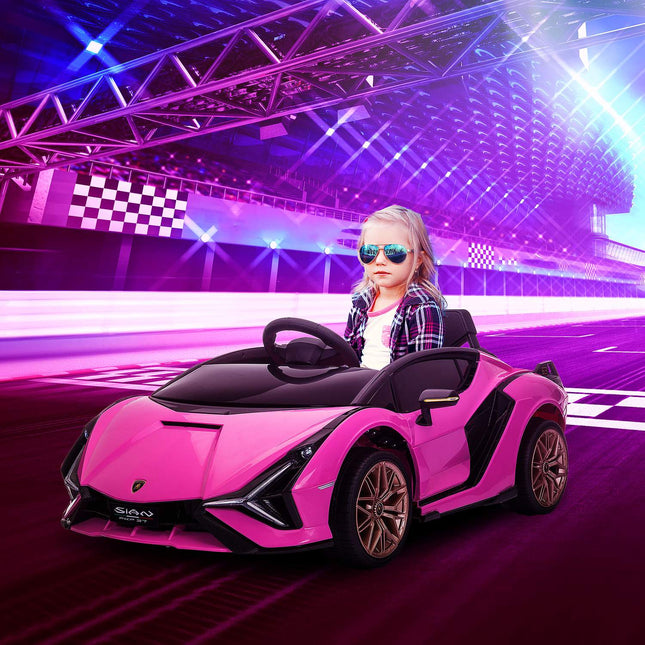 Pink Electric SUV Car for Kids - 3 Gears, MP3, Remote Control