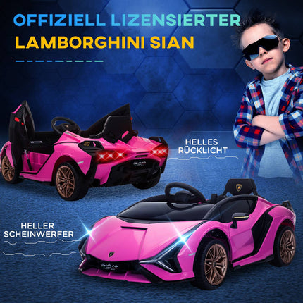 Pinkes Elektro-SUV-Auto für Kinder – 3 Gänge, MP3, Fernbedienung