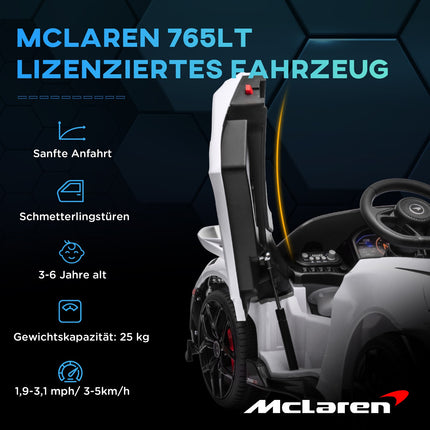 12V Elektroauto für Kinder mit Fernbedienung, Licht und Musik