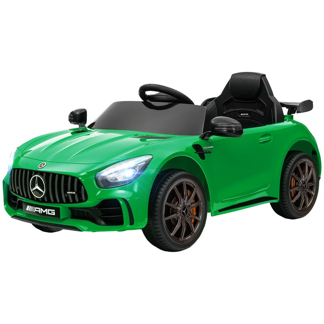 Elektroauto für Kinder, 12V, Fernbedienung, USB & MP3, Grün