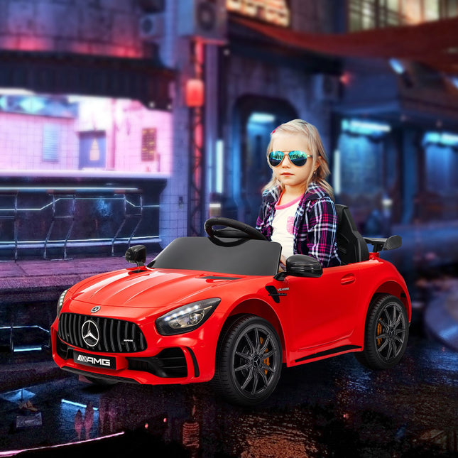 Elektroauto für Kinder 12V mit Fernbedienung, USB, Lichtern
