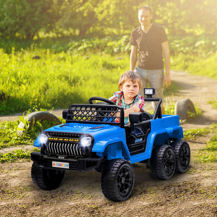 Kinder 12V Elektro-Geländewagen mit Fernbedienung und LED-Licht