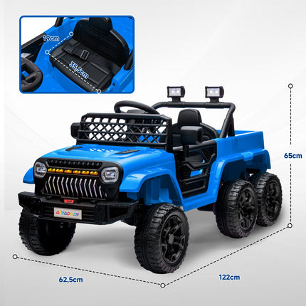 Kinder 12V Elektro-Geländewagen mit Fernbedienung und LED-Licht