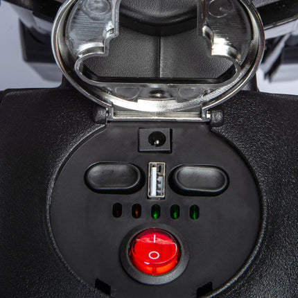 Elektro-Motorrad für Kinder, 12V, Musik und Stützräder, 6 km/h