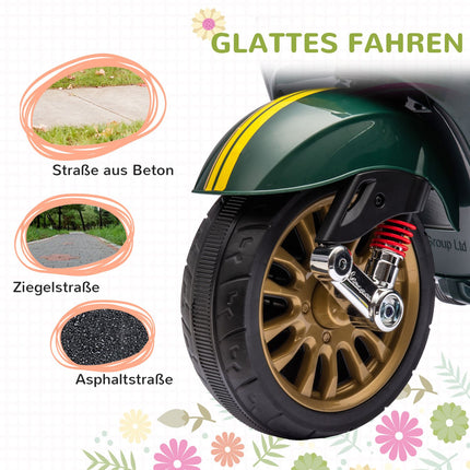 Electric motorcycle for children with MP3, LED, 3-6 years