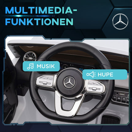 Elektroauto für Kinder mit Fernbedienung, MP3 und Lichtern, 3-8 Jahre