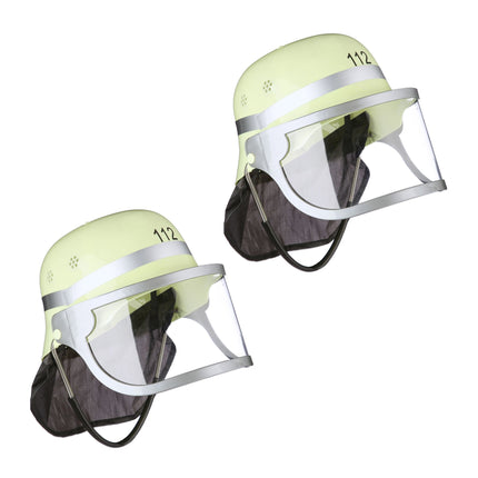 Kinder Feuerwehrhelm im 2er Set