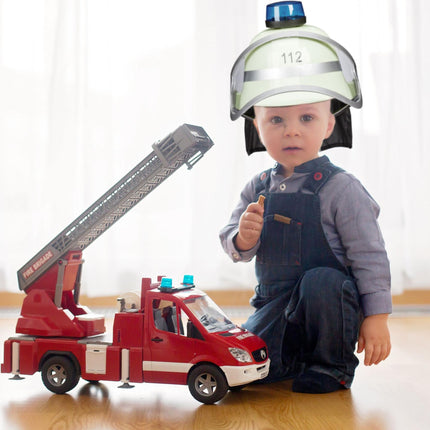 Kinder Feuerwehrhelm mit Blaulicht