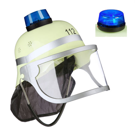 Kinder Feuerwehrhelm mit Blaulicht