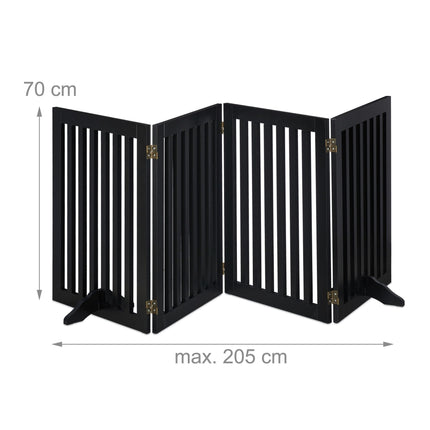 Children's gate wooden 70 cm