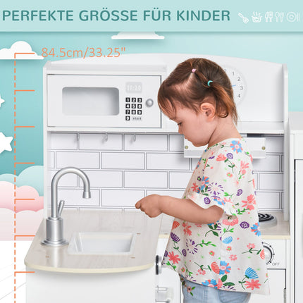Kinderküchen-Spielset mit Wasserspender und Zubehör