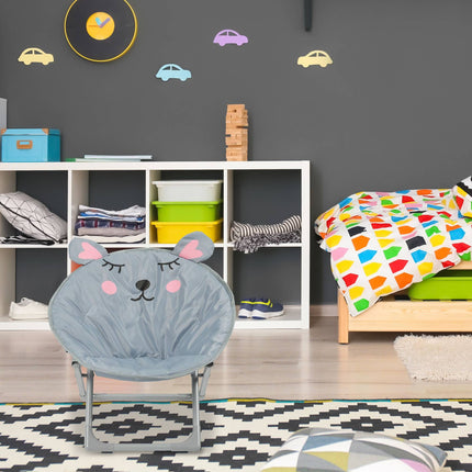Children's moon chair foldable