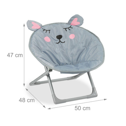 Children's moon chair foldable