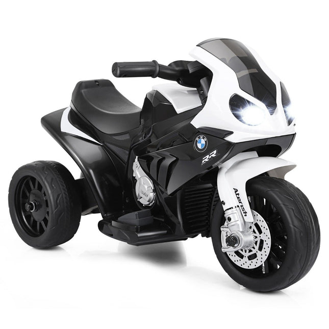 Kindermotorrad 6v Kinderfahrzeug 6v Kinderfahrzeug mit Musik 66 x 37 x 44,5 cm Schwarz + Weiß