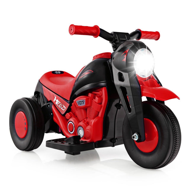 Kindermotorrad mit Seifenblasenmaschine &amp; Musik &amp; LED-Scheinwerfern Kindermotorrad Rot