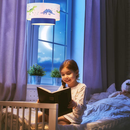 Children's room lamp dinosaurs