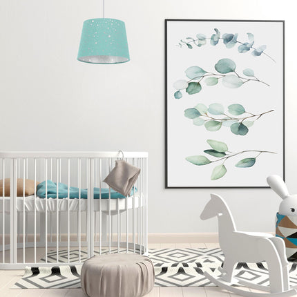 Children's room lamp in fabric