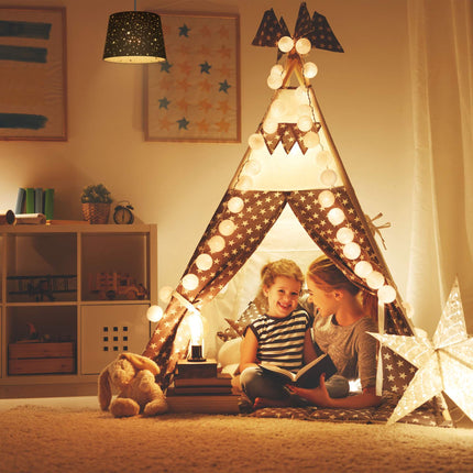 Children's room lamp in fabric