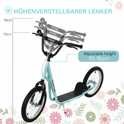 Klapproller für Kinder, Handbremse, 16 Zoll Luftreifen