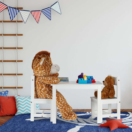 Ensemble de sièges pour enfants blanc avec 2 chaises