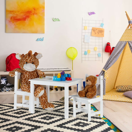 Ensemble de sièges pour enfants blanc avec 2 chaises