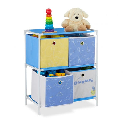 Kinderregal Dino mit Schubladen