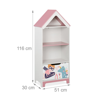 Children's shelf Heroine with doors