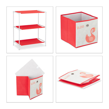 Children's shelf Swan with drawers