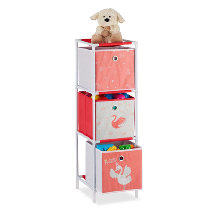 Kinderregal Schwan mit Schubladen