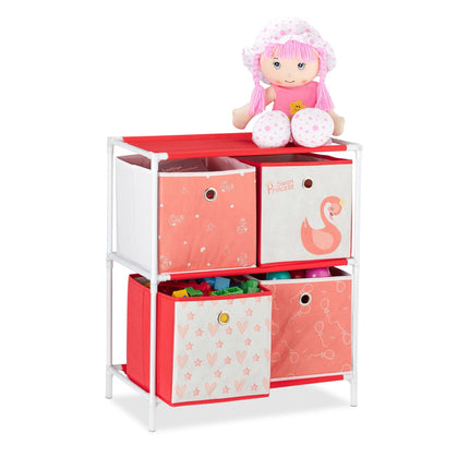 Children's shelf Swan with drawers