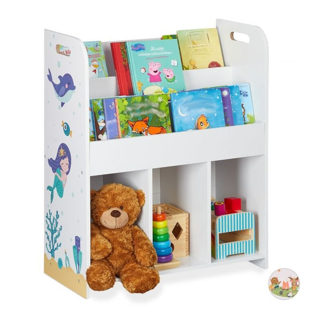 Kinderregal für Bücher und Spielzeug