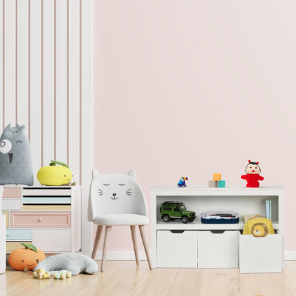 Children's shelf with 3 drawers on wheels
