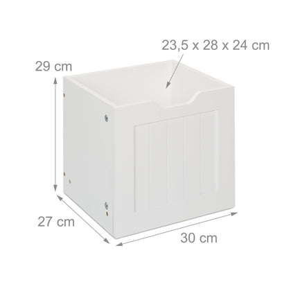 Children's shelf with 3 drawers on wheels
