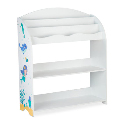 Children's shelf with 4 fabric drawers