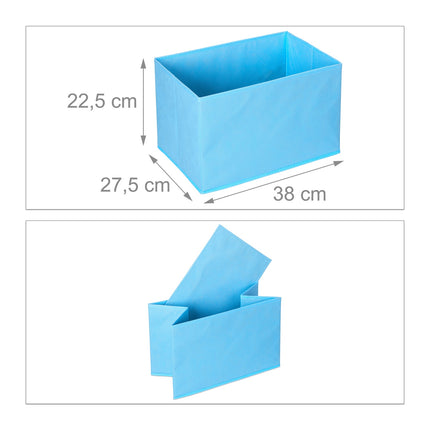 Children's shelf with 4 fabric drawers