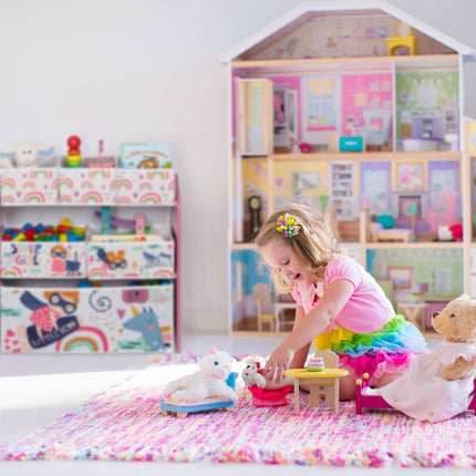 Children's shelf with 6 storage drawers