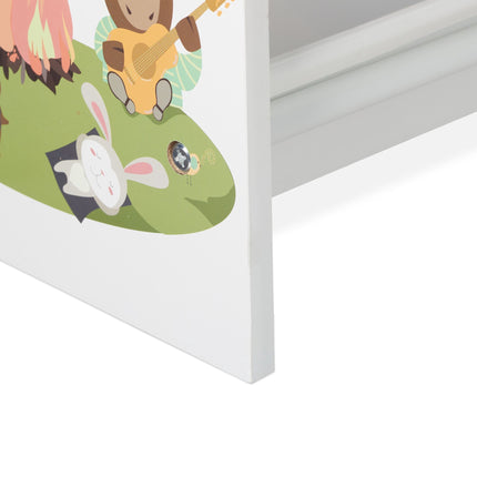 Étagère pour enfants avec 9 tiroirs et motif