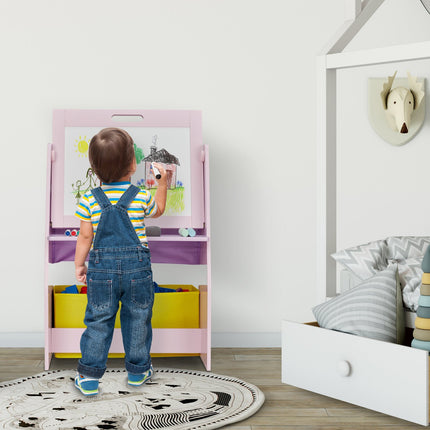 Étagère pour enfants avec tableau noir