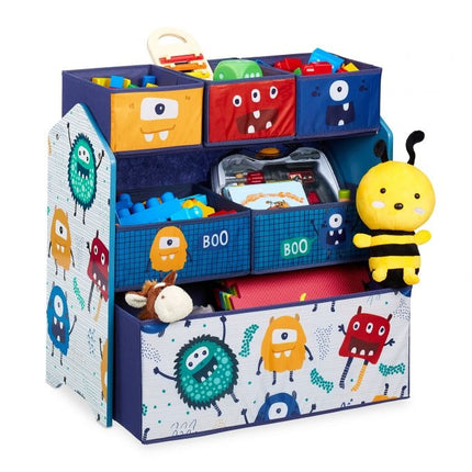 Étagère pour enfants avec tiroirs Monster